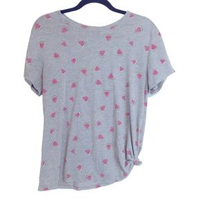 🍉 Watermelon Print Top , Size L